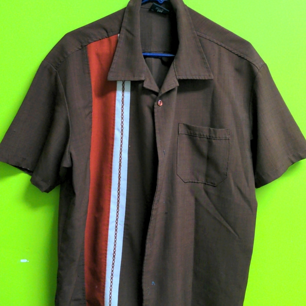 Retro inspired camp shirt